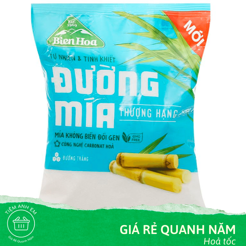 Đường mía thượng hạng Biên Hòa gói 1kg