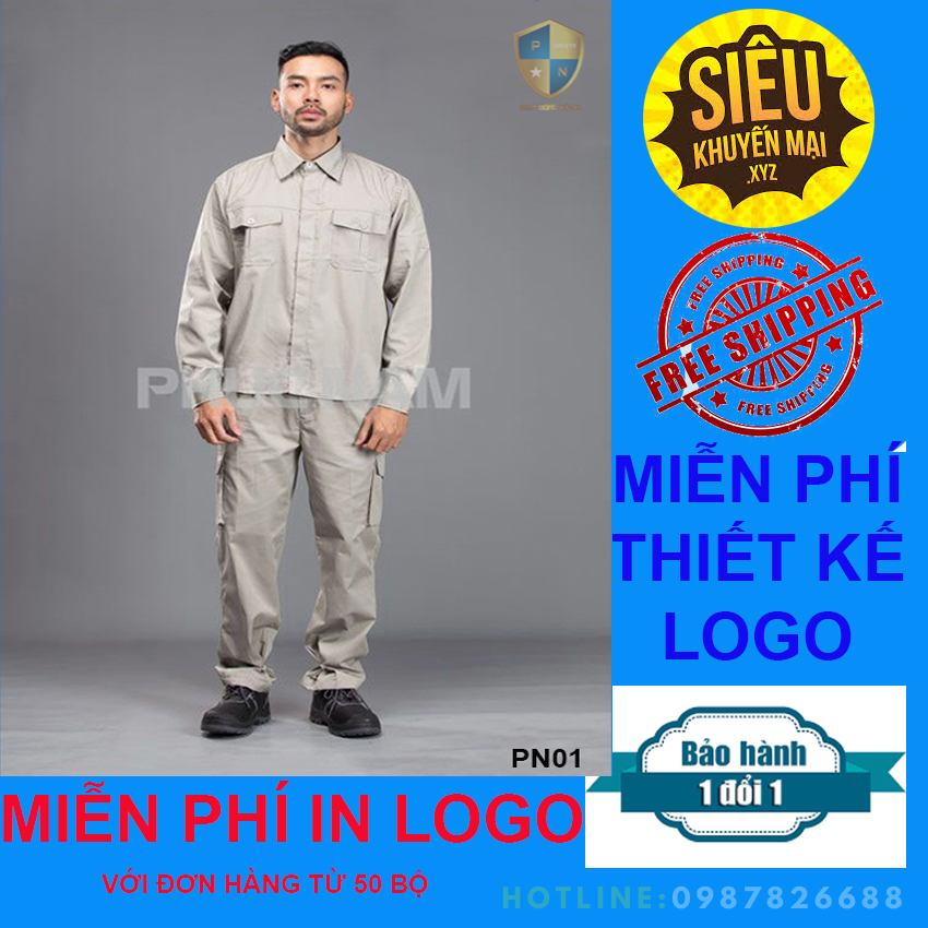 Quần áo bảo hộ lao động PN01, quần áo bảo hộ lao động xịn, quần áo bảo hộ giá rẻ, quần áo bảo hộ chất lượng, quần áo bảo hộ lao động, đồng phục công nhân, đồng phục kỹ sư, đồng phục công ty, bảo hộ lao động Phúc Nam
