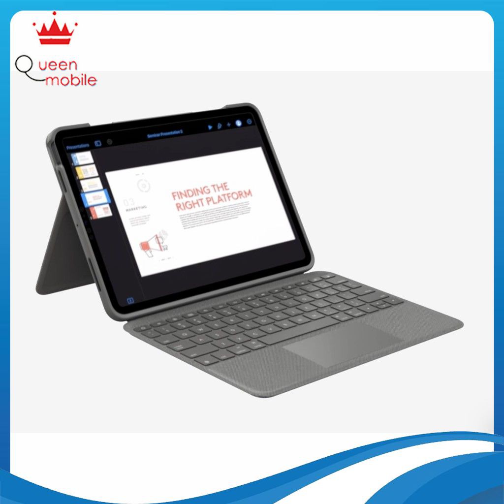 Bàn phím Logitech Folio Touch cho iPad Pro 11 inch iPad Air 4