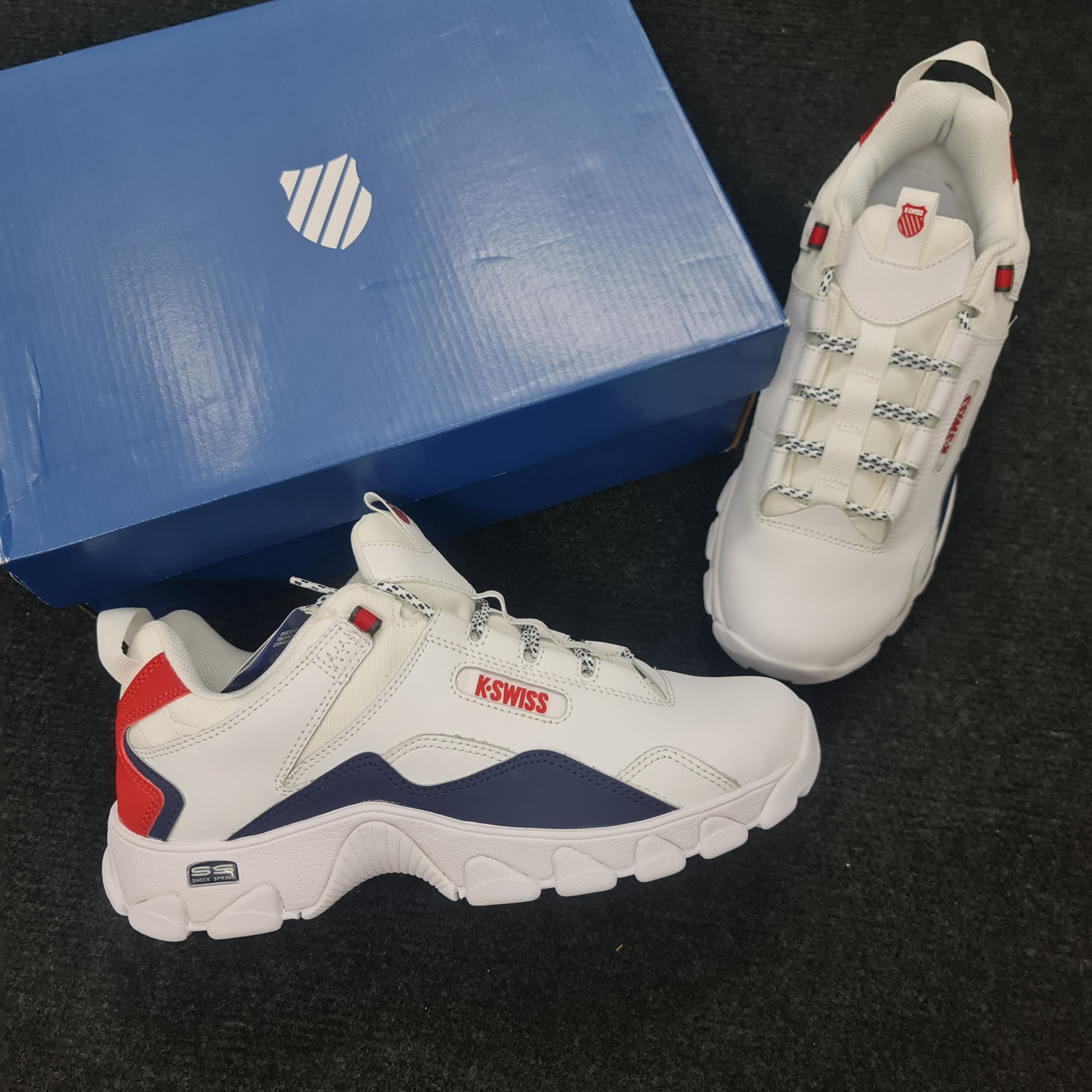 Giày sneaker kswiss cổ thấp thể thao nam nữ 06787-113-m