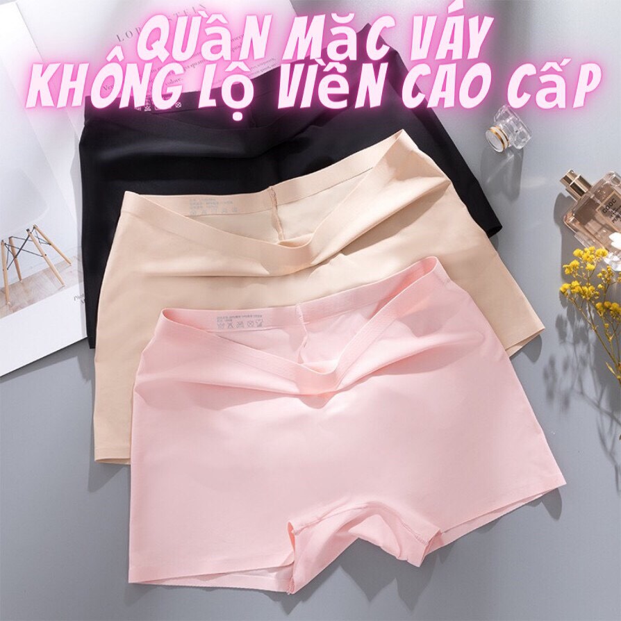 Quần Đùi Đúc Su Mặc Váy Không Đường May Nâng Mông 1
