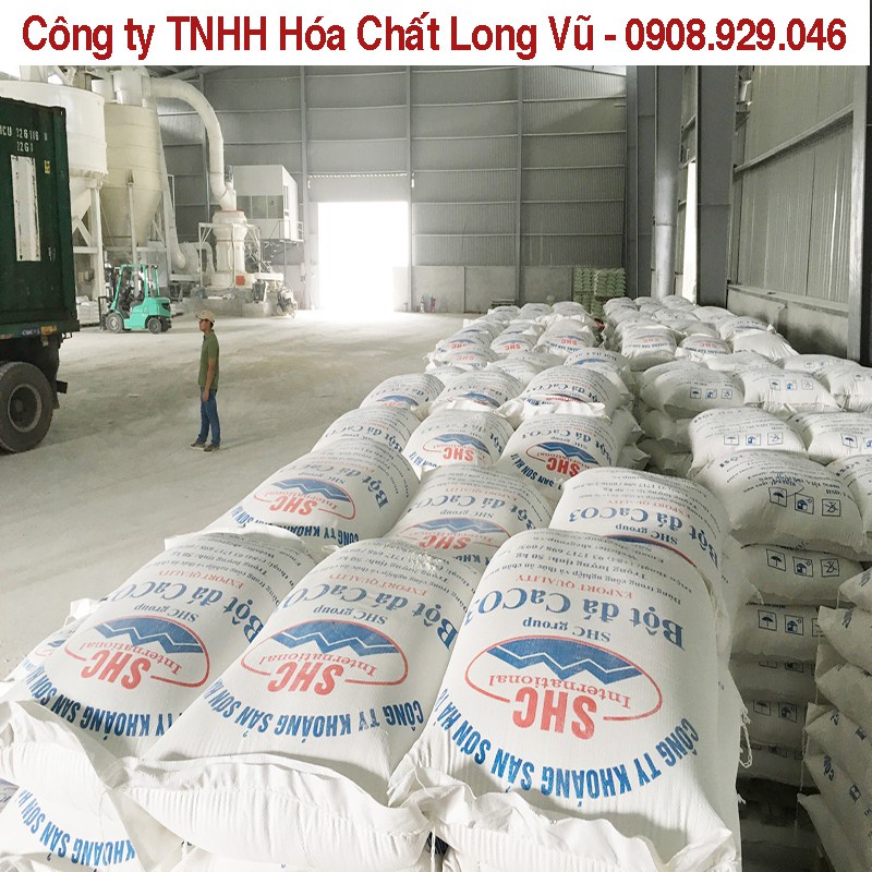 Bột đá caco3 1kg chất độn - phụ gia - composite