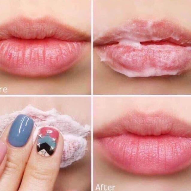 Tẩy tế bào chết môi sủi bọt bubi bubi lip by unpa