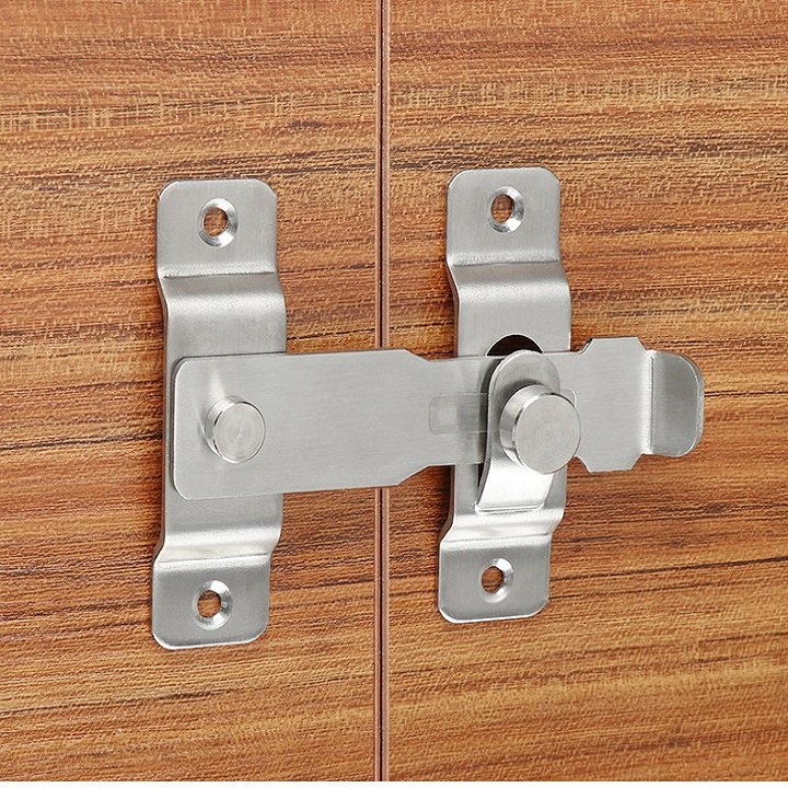 Chốt khóa cài cửa gạt ngang có ốc vặn khóa an toàn loại size đại – mp805