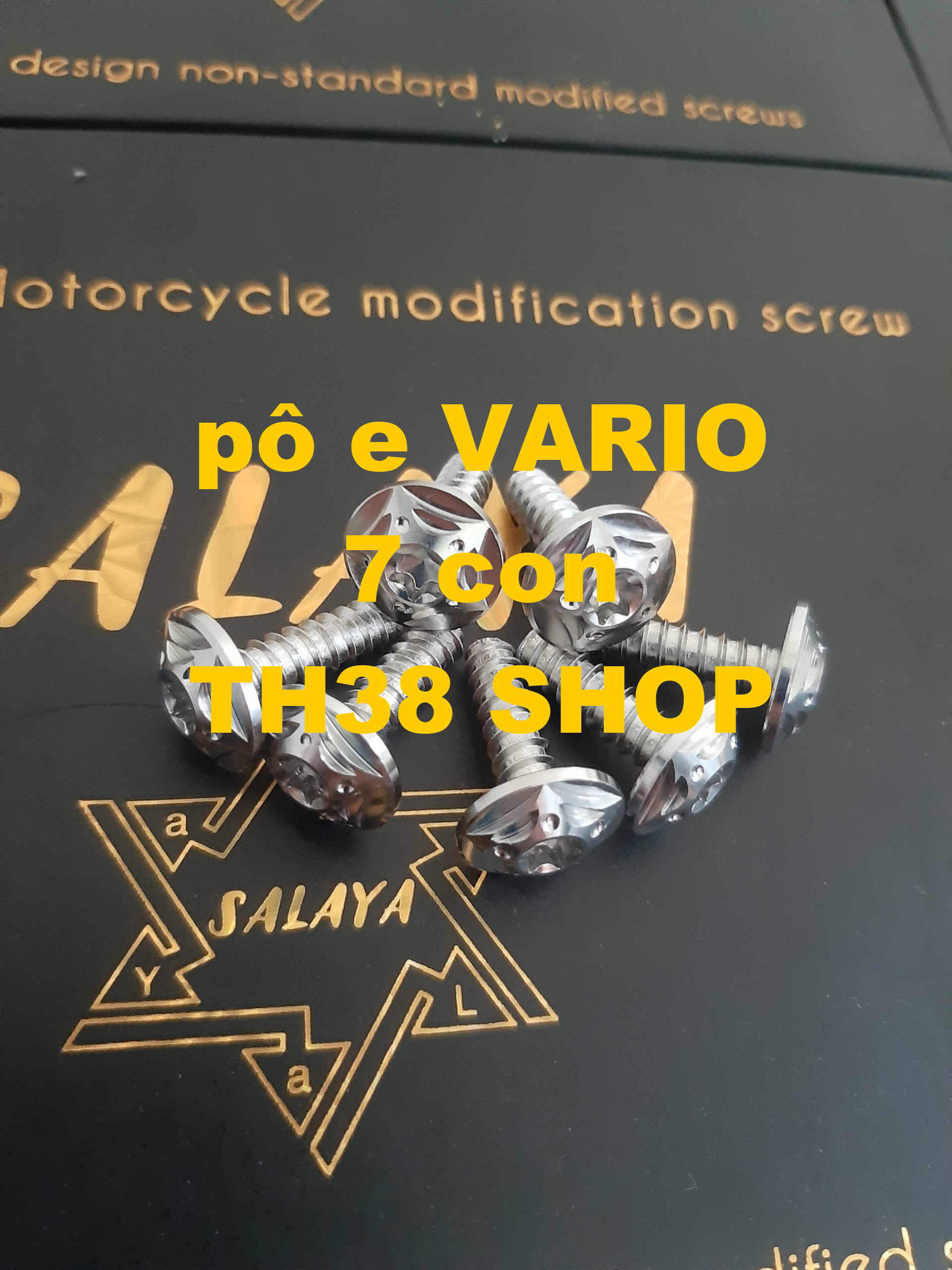 ốc pô e vario 7 con salaya