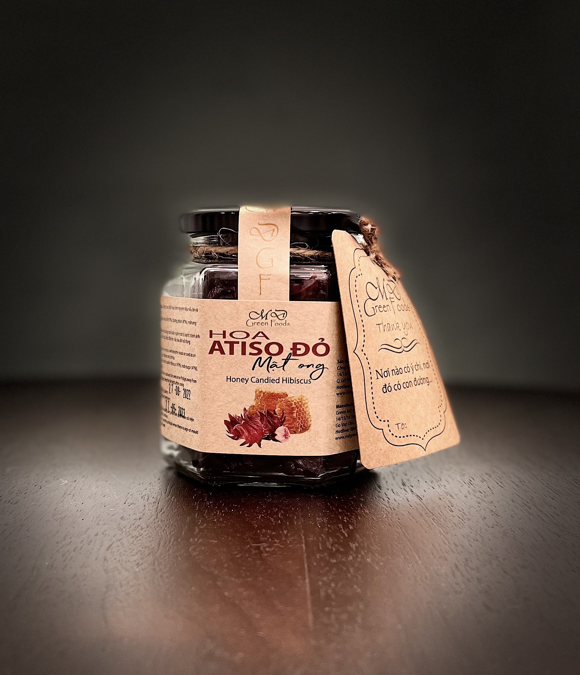 Mứt Atiso Đỏ Mật Ong MD Green Foods
