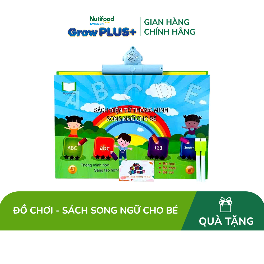 [Gift] Đồ chơi - Sách song ngữ cho bé