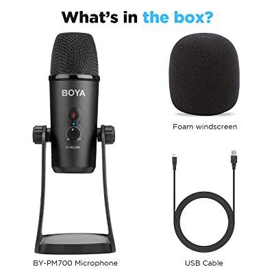 Boya by-pm700 - micro thu âm usb boya by pm700 / mic usb boya pm700 - bảo hành 12 tháng