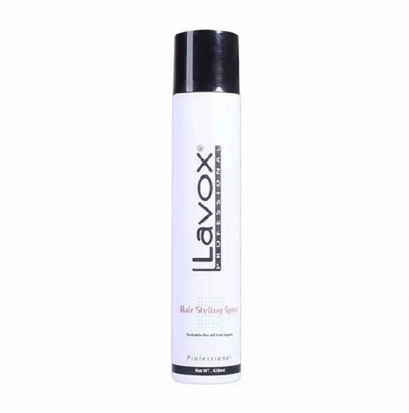 Keo xịt tóc Lavox nắp đen 420ml