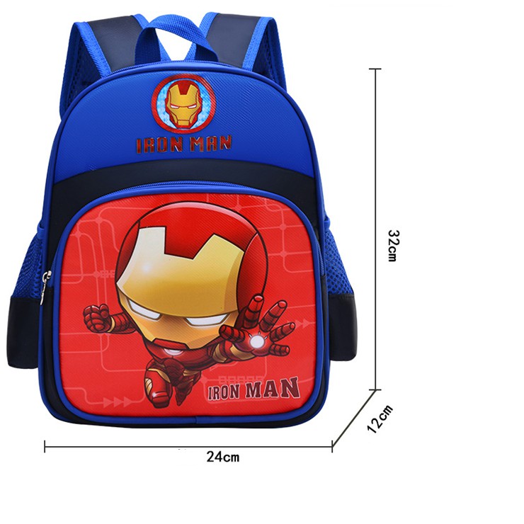 Balo bé trai siêu nhân IRONMAN cho bé mẫu giáo [Giá hủy diệt]