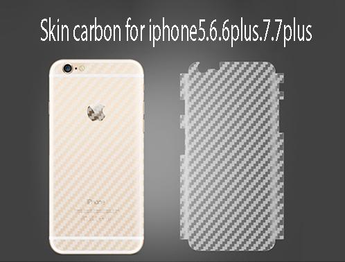 Combo 3 miếng dán carbon mặt lưng trong dành cho Iphone