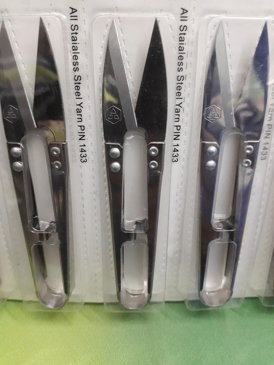 1 cái KÉO CẮT CHỈ BẤM CHỈ THỪA CHẤT LIỆU Inox xịn 100%