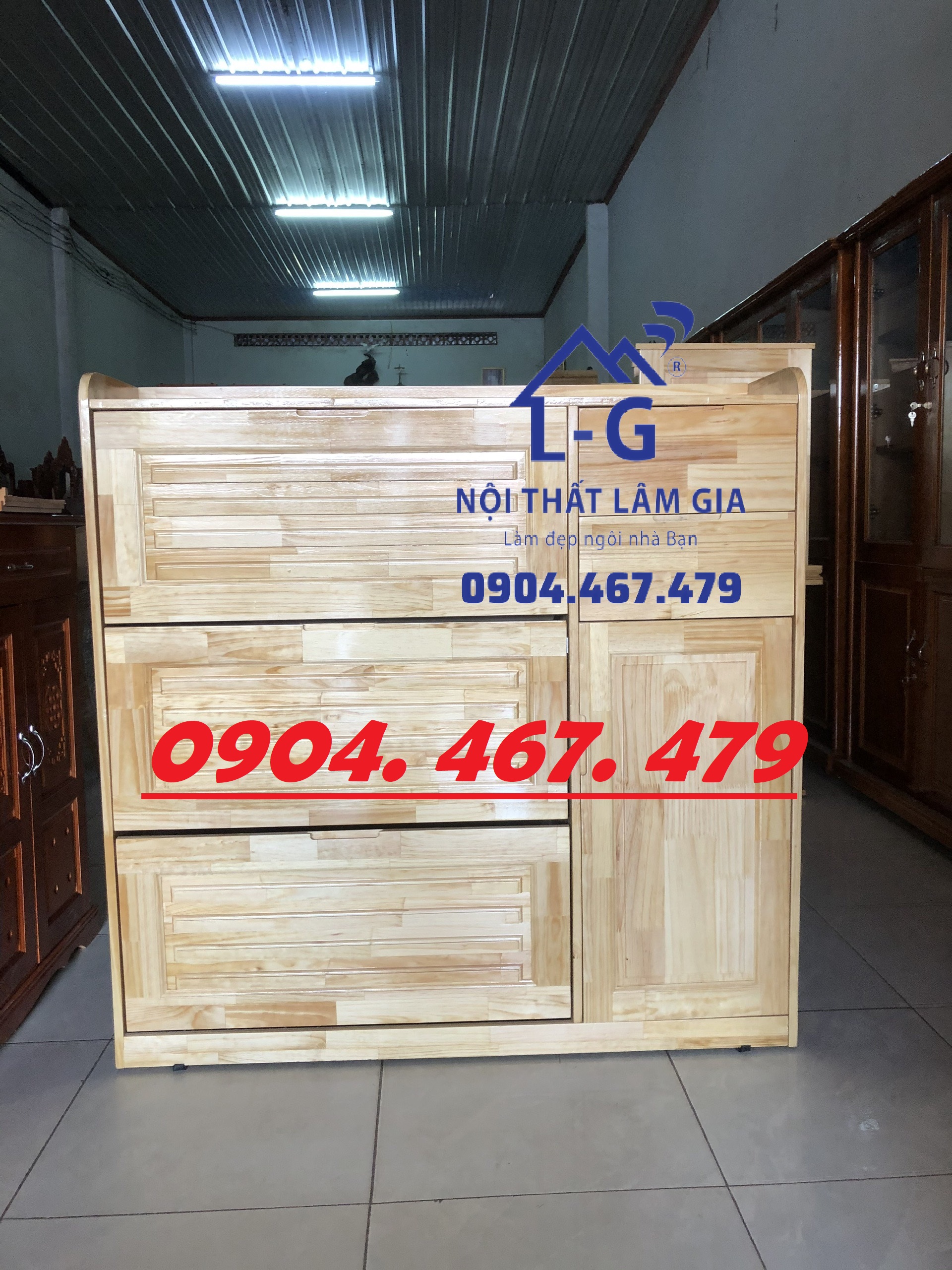 Tủ giày dép thông minh -tủ đựng giày gỗ thông