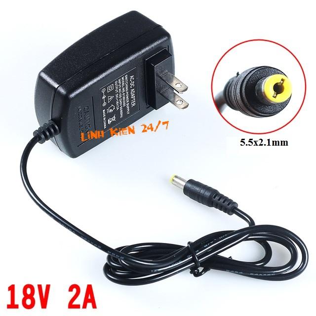 Sạc nguồn - adapter 18v 2a