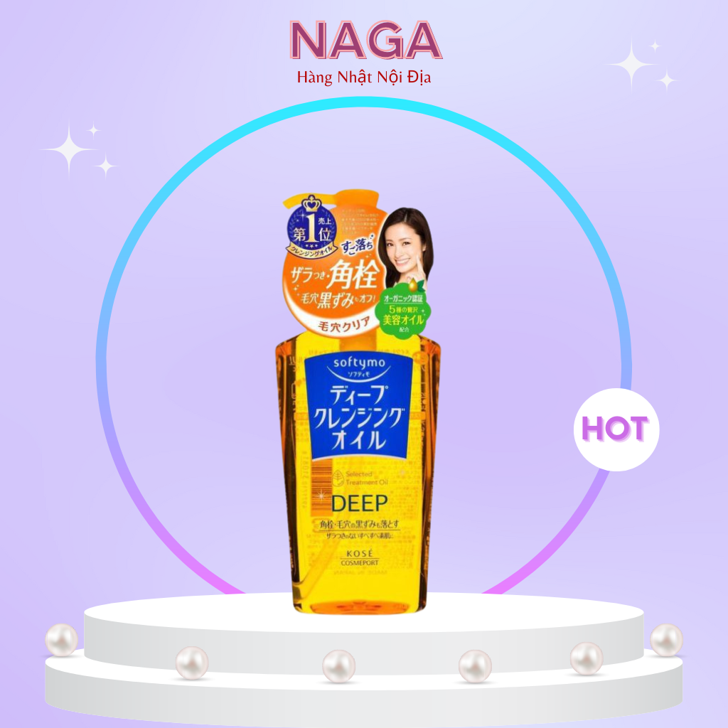 Dầu tẩy trang kose softymo 230ml