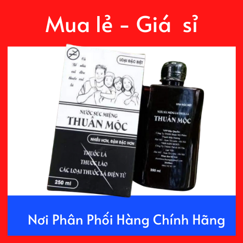 [HCM]Nước súc miệng cai thuốc lá thuần mộc THANH MỘC HƯƠNG