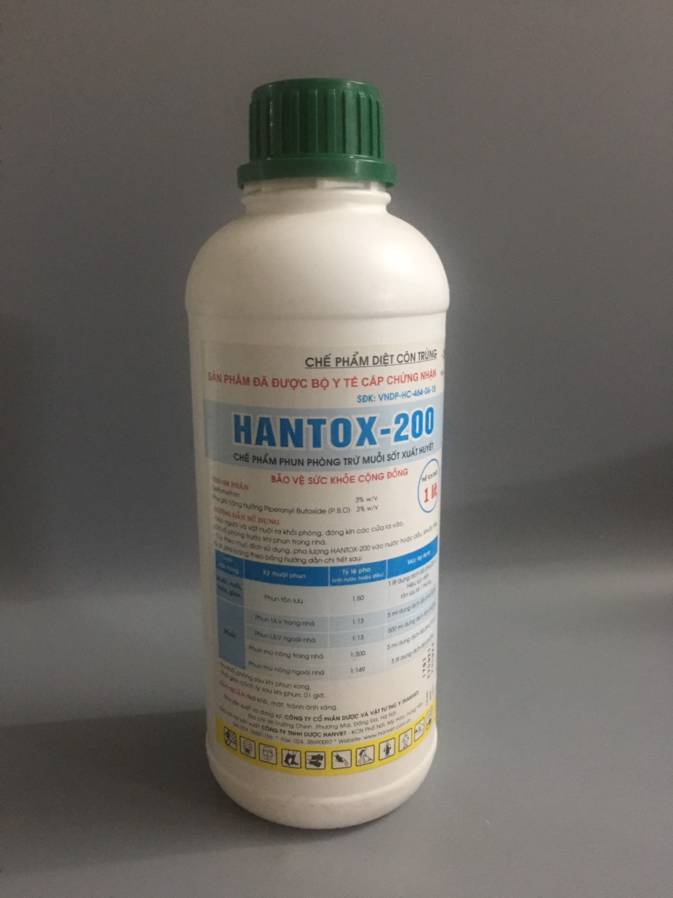 Thuốc diệt muỗi Hantox200 phòng trừ muỗi sốt xuất huyết