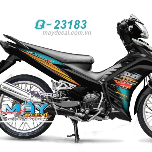 Tem rời xe exciter 2011 chữ Z dán xe đen