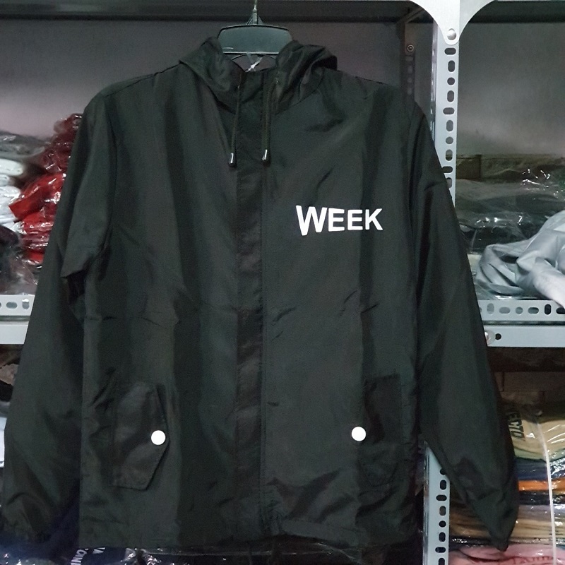 Áo Khoác Dù Unisex WEEK Siêu Cá Tính, Áo Khoác Gió Nam - Hàng Bao Chất Vải nuna