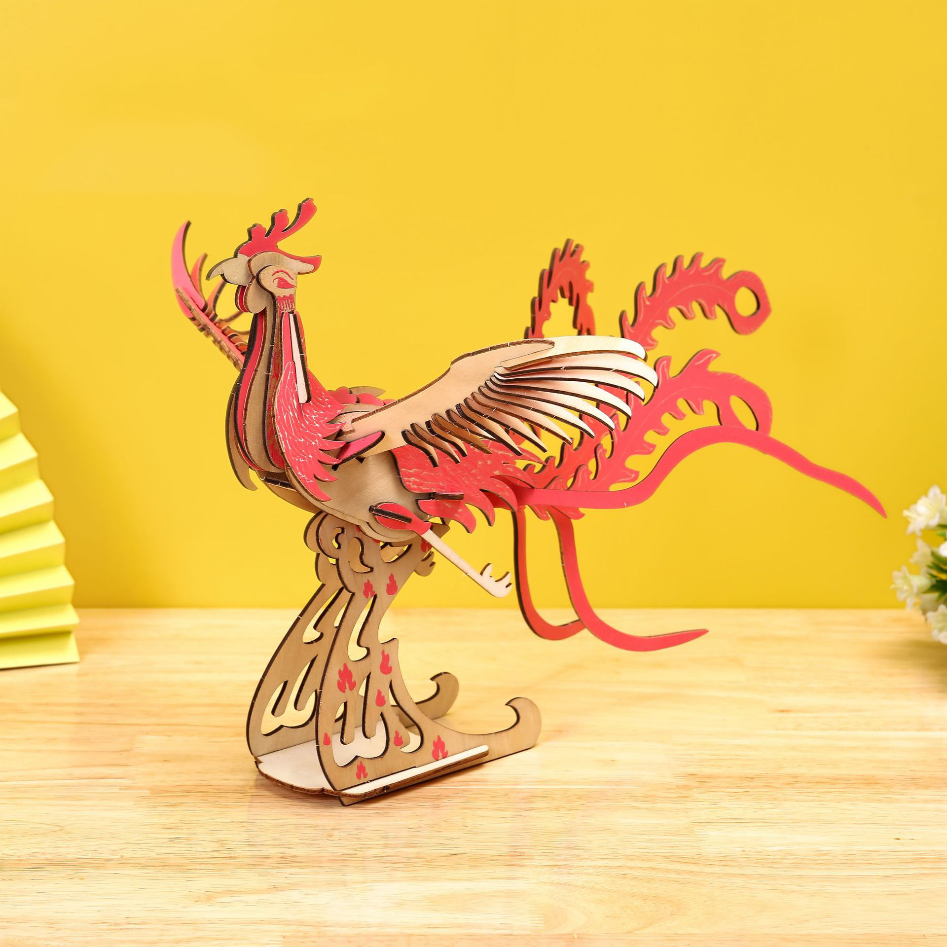 Đồ chơi lắp ráp gỗ 3D Mô hình Phượng Hoàng Laser