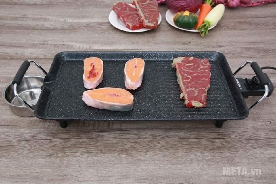 Bếp nướng điện, bếp nướng điện không khói SUNHOUSE SHD4607 1500W Hàng chính hãng
