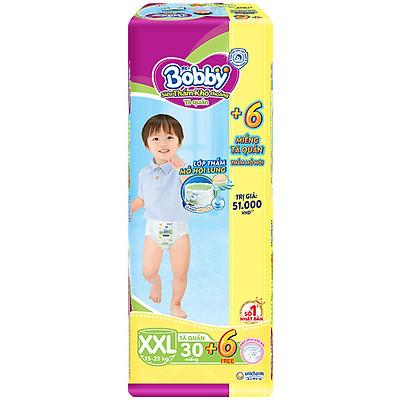 Tã quần bobby xxl30 - tặng 6 miếng trong gói