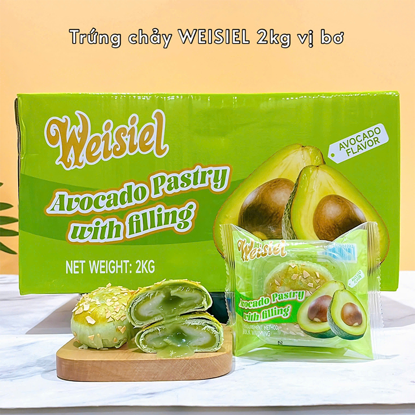Combo 500G Bánh Liu Trứng Chảy Weiseil Vị Sầu Riêng, Bơ, Khoai Môn, Phomai B205 - BeeGin Food