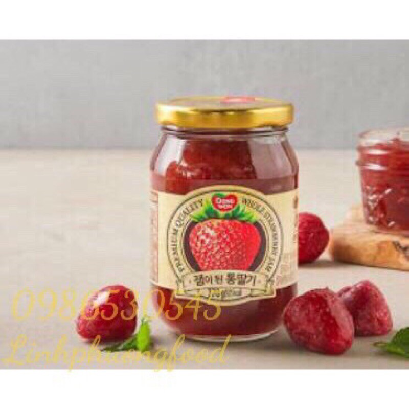 Mứt dâu tây dongwon hàn quốc 370g