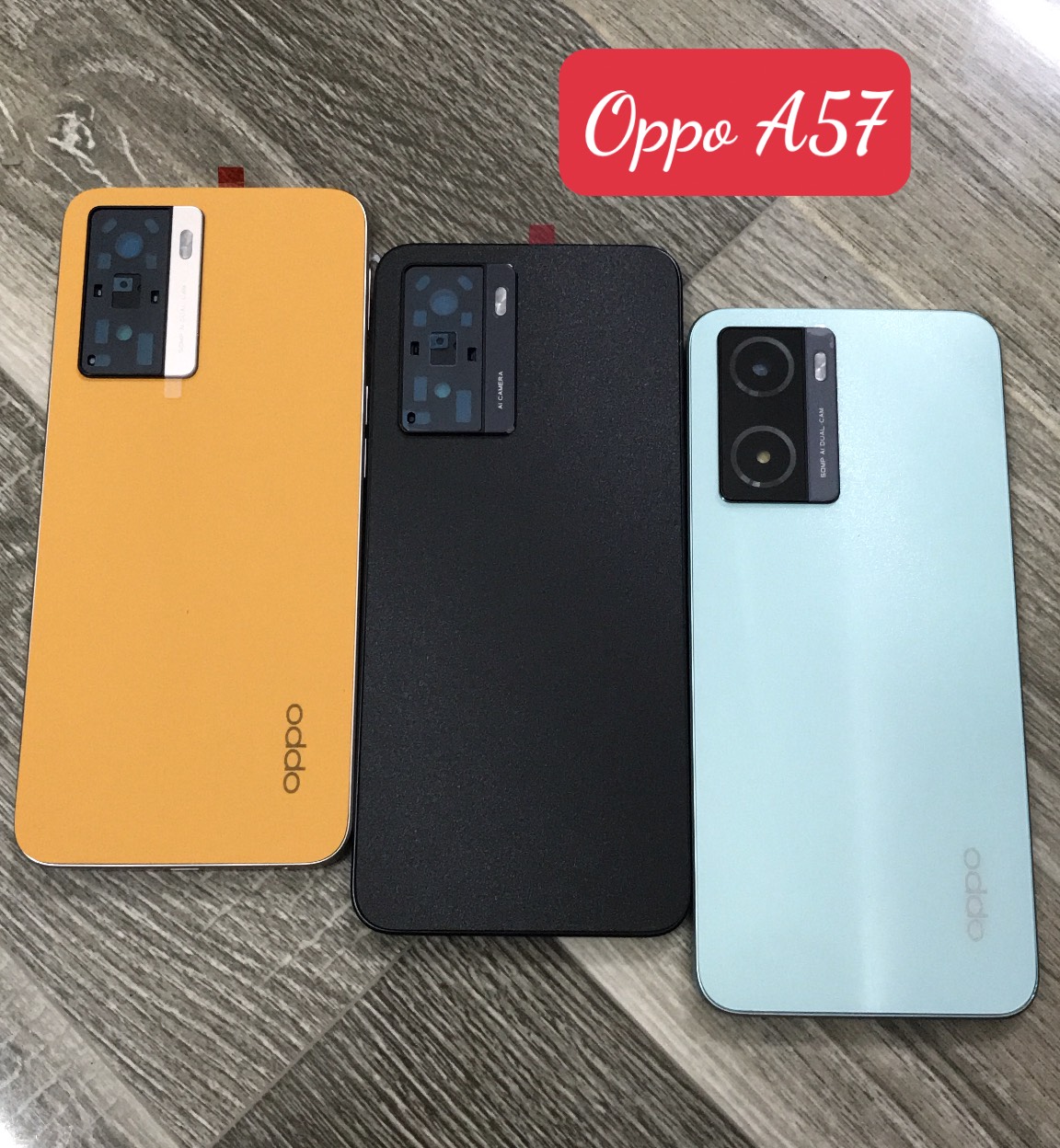 Bộ vỏ zin oppo a57 2022 bộ kèm kính camera,nút bấm