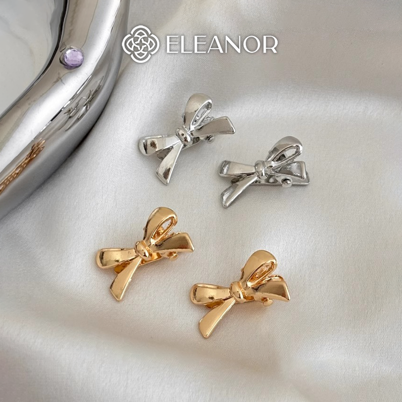 Kẹp tóc mini nữ Eleanor Accessories hình nơ dễ thương phụ kiện tóc kẹp tóc mái 7735