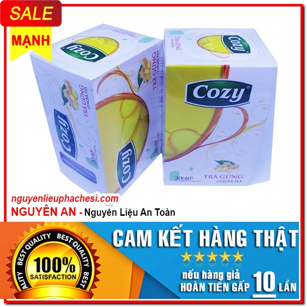 Trà túi lọc gừng cozy