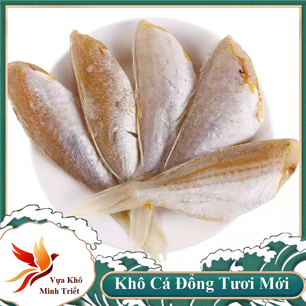 Khô cá đổng loại 1 siêu ngon . loại lớn 500gr khô cá đổng chàm con to đặc sản minh triết-vựa khô minh triết