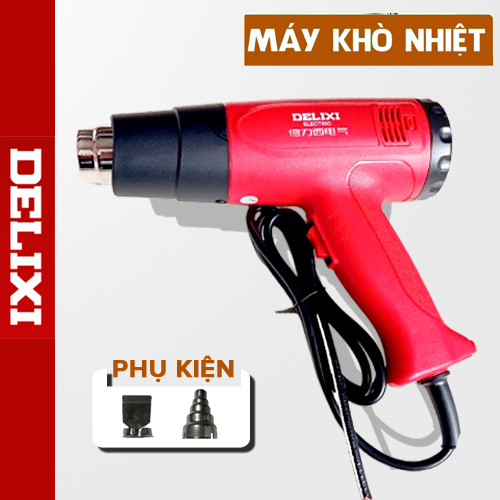 Máy khò nhiệt 2000W DELIXI DHGD13W, khò màng co ống nhựa
