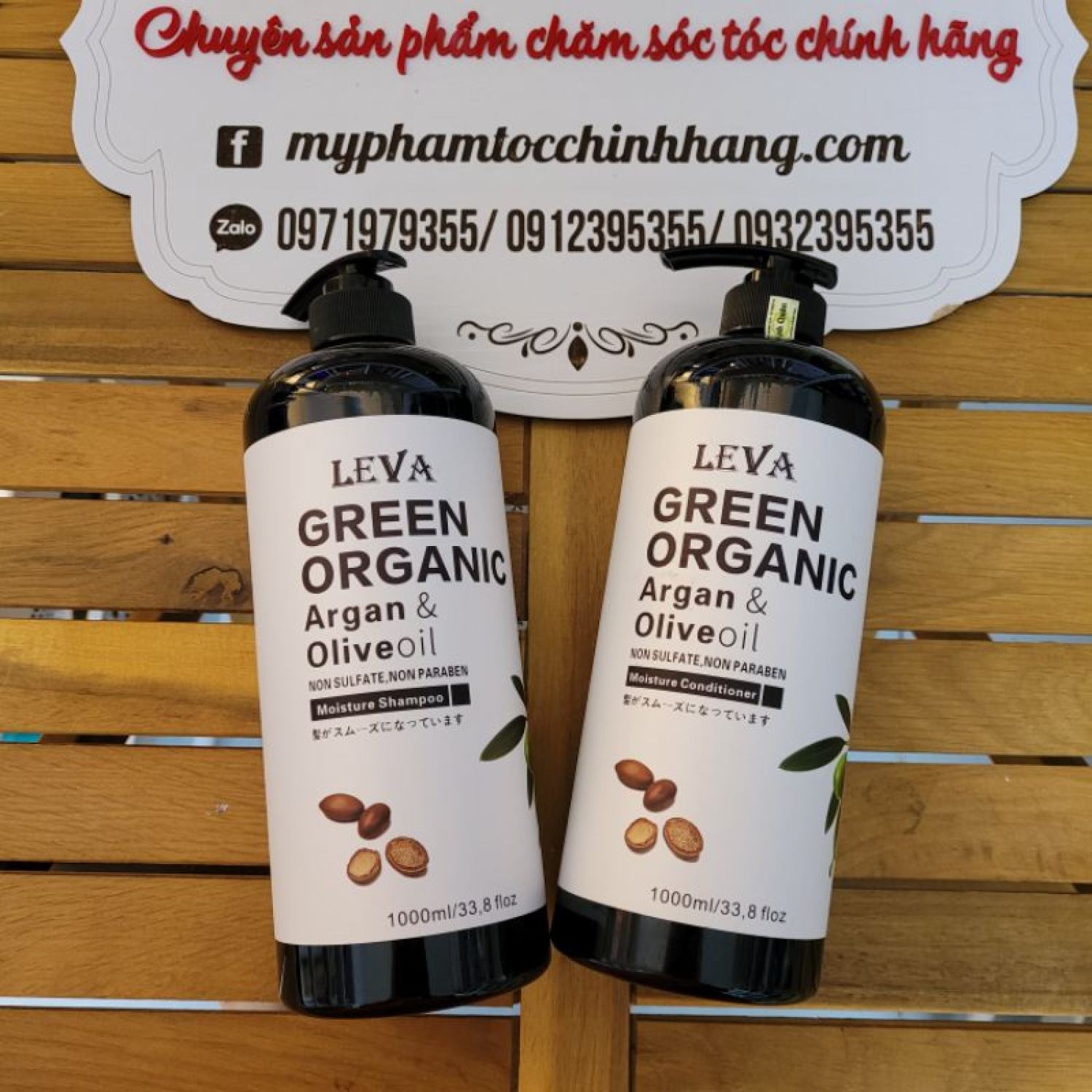 Dầu Gội Xả Dưỡng ẩm phục hồi Green Organic 1000ml