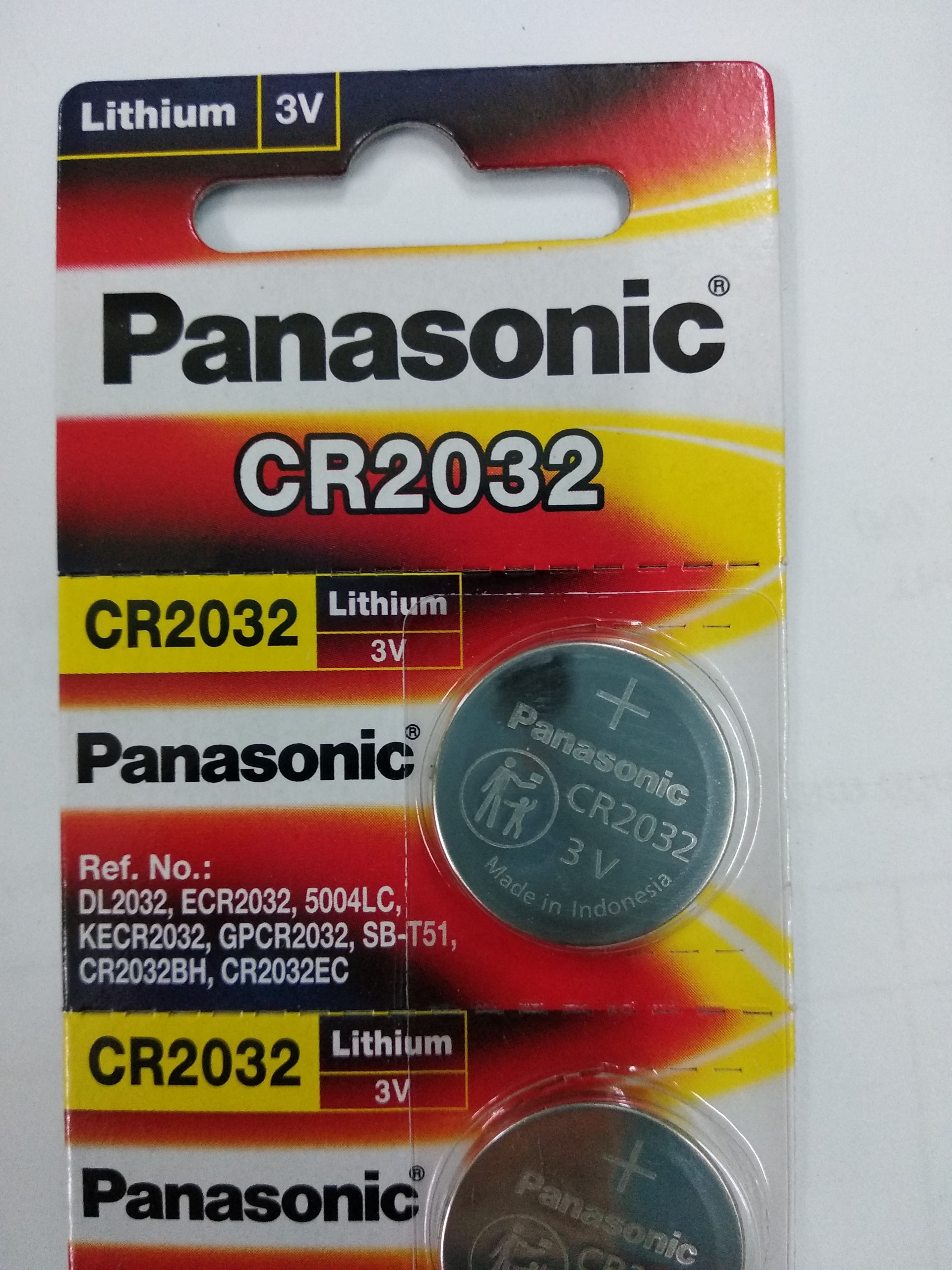 Pin PANASONIC CR2032 - CR 2025 -  CR2016 LITHIUM 3V - Vỉ 5 viên - hàng chính hãng.