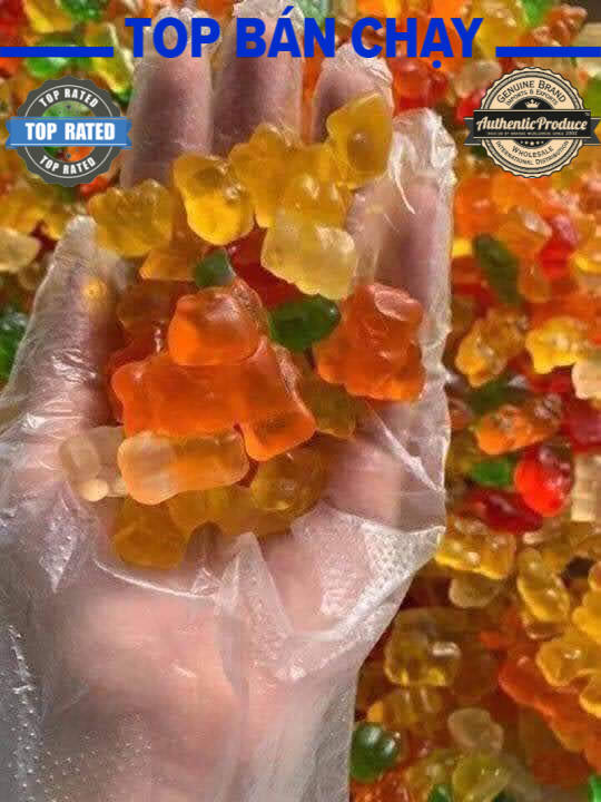 1kg Kẹo dẻo chip chip hương trái cây
