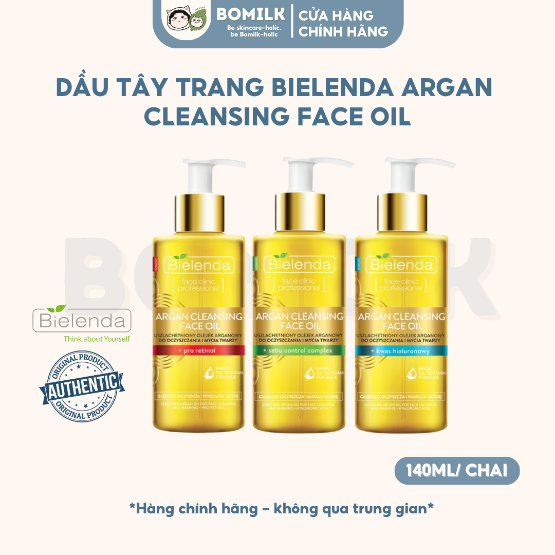 Dầu tẩy trang Bielenda Argan Cleansing Face Oil