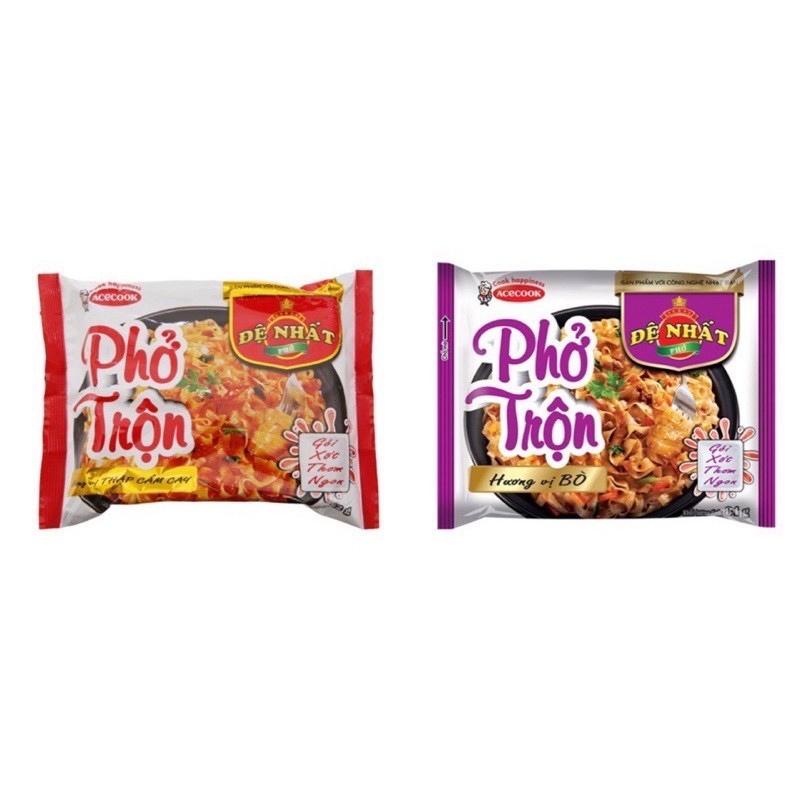 10 gói phở trộn đệ nhất vị bò - thập cẩm cay 84g