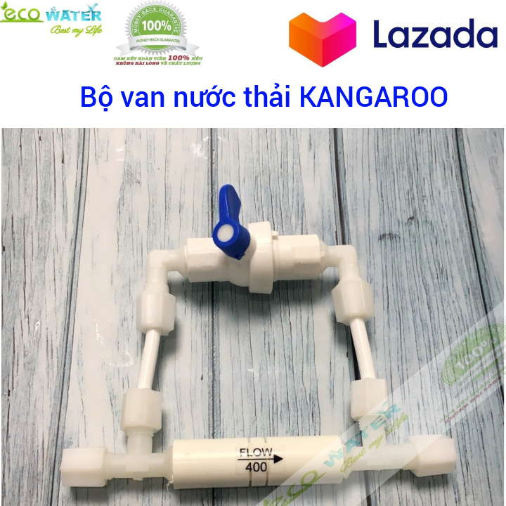 Bộ van nước thải máy lọc nước - van xả tay