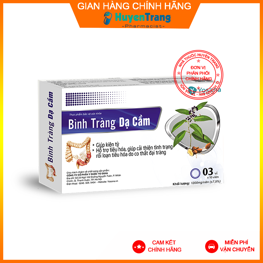 Bình Tràng Dạ Cầm - Hỗ trợ giảm viêm đại tràng và đại tràng co thắt
