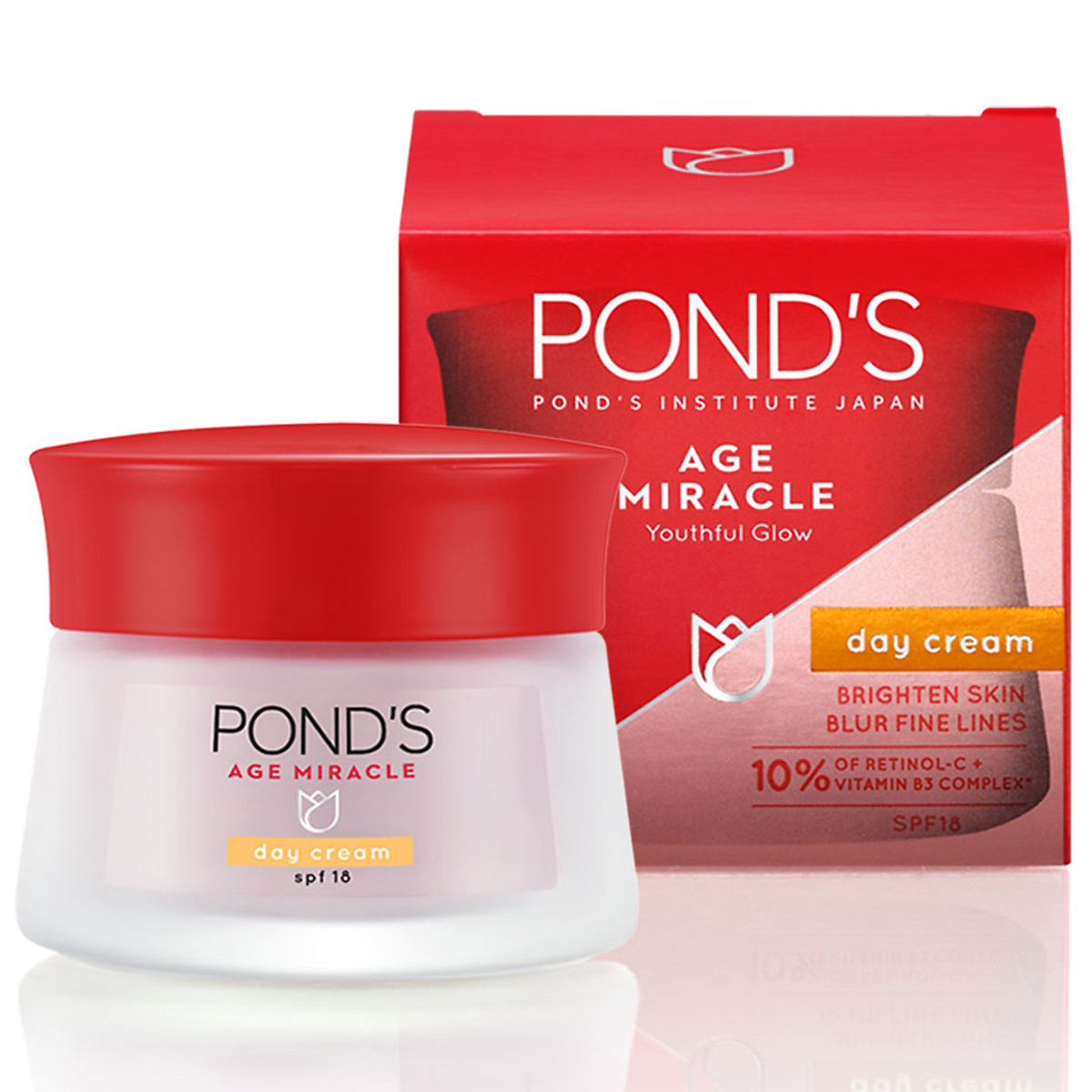 [HCM]Kem dưỡng trắng da ngừa lão hóa ban ngày Ponds Age Miracle Day Cream 50g