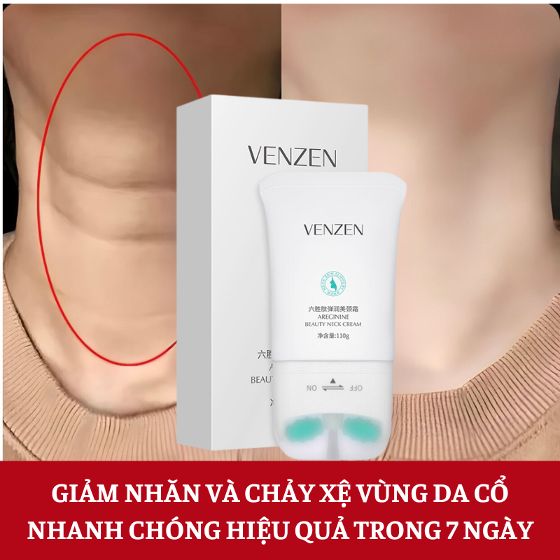 Kem Chống Nhăn Da Cổ 110gm Kem Dưỡng Trắng Chống Lão Hóa Giảm Nếp Nhăn Quanh Cổ Căng Mịn Săn Chắc Không Chảy Xệ.