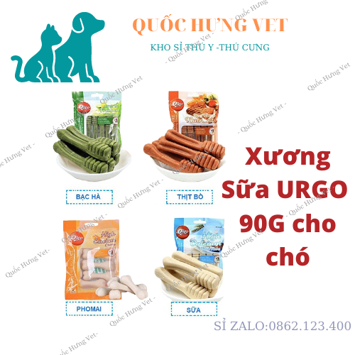 Xương sữa gặm cho chó orgo đủ vị - quốc hưng vet