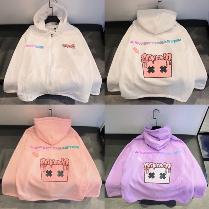 Áo Khoác Hoodie BANAWA Unisex Cao Cấp, Áo Khoác Nỉ Bông Ngoại Có Dây Kéo - Bảo Hành 1 Đổi 1 Tại Eco Home