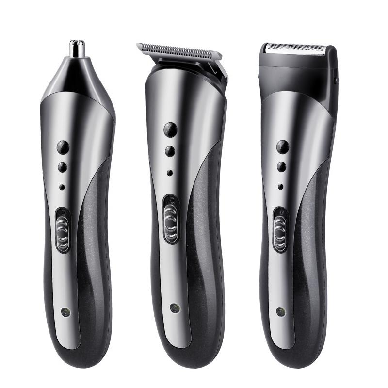 Tông đơ cắt tóc kiêm cạo râu, tỉa lông mũi 3in1 kemei 1407