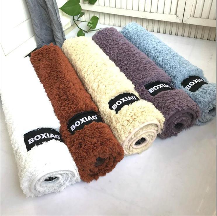 THẢM LAU CHÂN LEN SỢI NHỎ (Nhiều màu) - [Thảm lau chân siêu thấm thảm chùi chân thảm lông thảm chân]