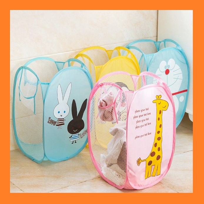 Sọt lưới đựng quần áo, đồ chơi, giỏ trơn không hình