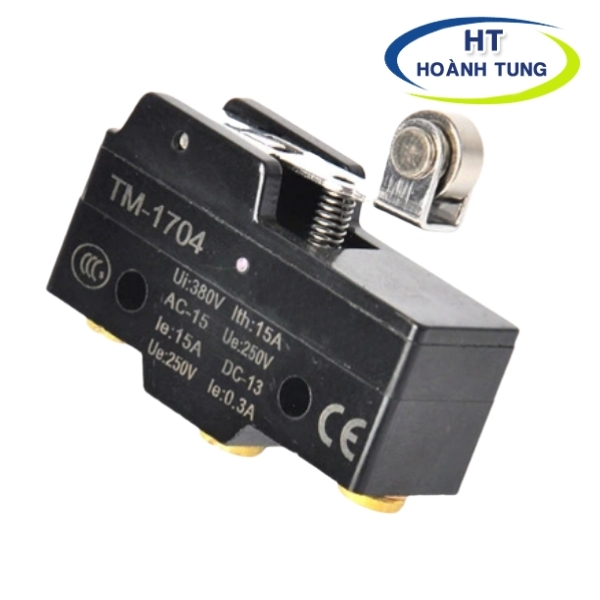 [HCM]Công tắc hành trình CM-1704 giới hạn đòn bẩy bánh xe kim loại ngắn chất lượng tốt