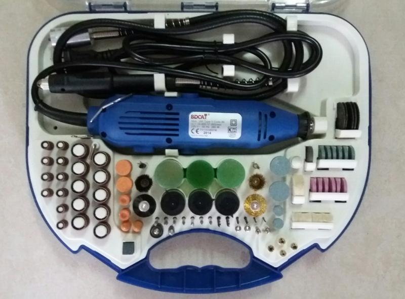 Bộ máy khoan mài, mài chai, điêu khắc mini bdcat