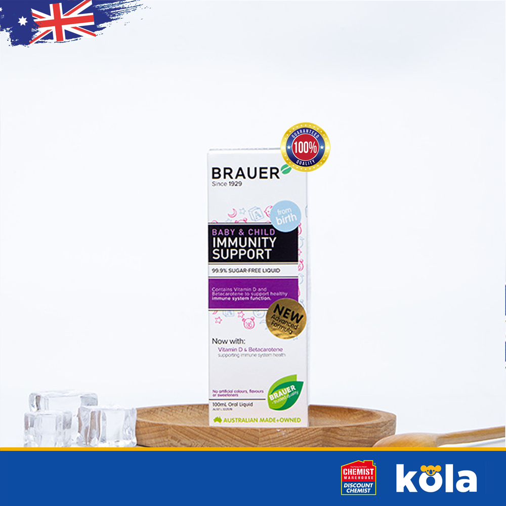 Siro tăng đề kháng của Úc cho bé Brauer Baby & Child Immunity Support 100ml (LZD2)